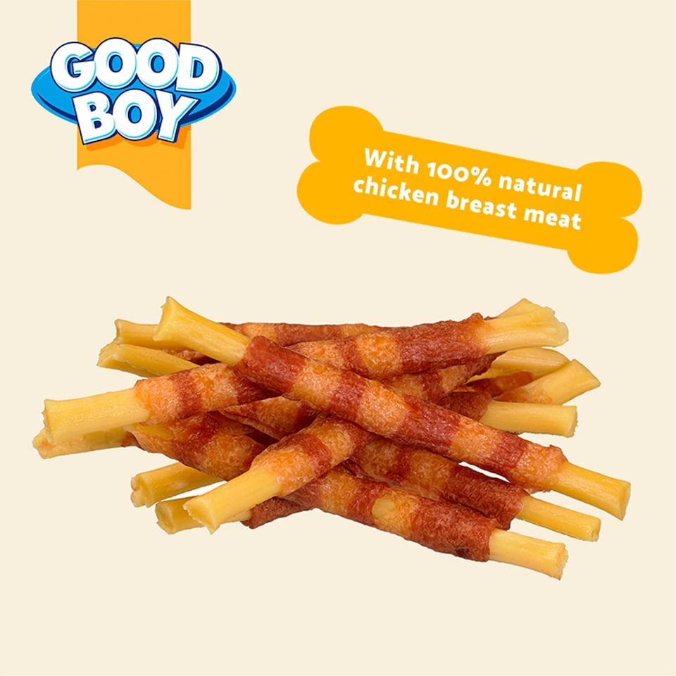 image 1 of Good Boy Wagtastic Cheesy Chicken Sticks 70G