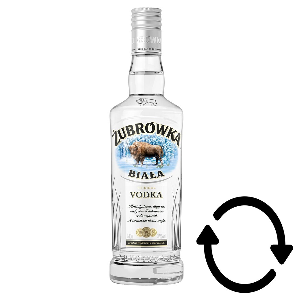Żubrówka Biała Vodka 37,5% 0,5 l