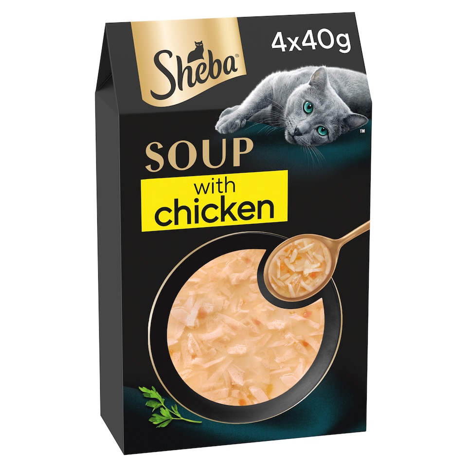 Sheba Soup Chicken 4x40g