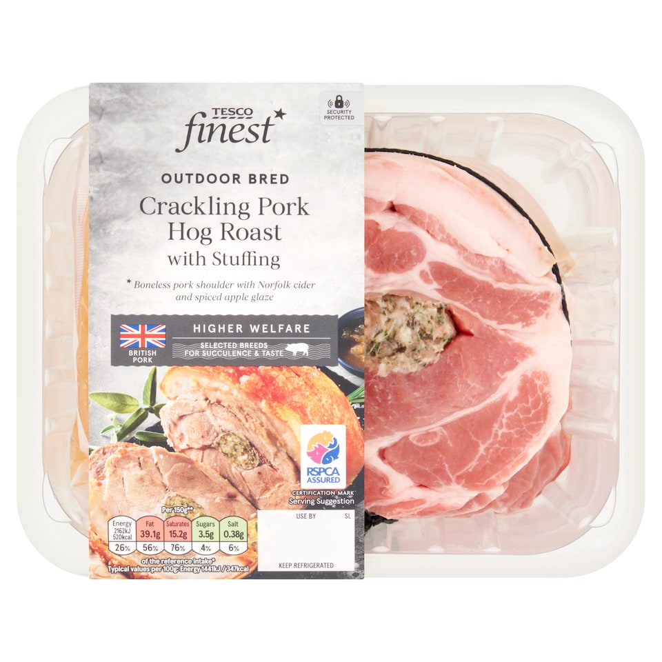 Tesco Finest Pork Crackling Hog Roast with Stuffing 1KG