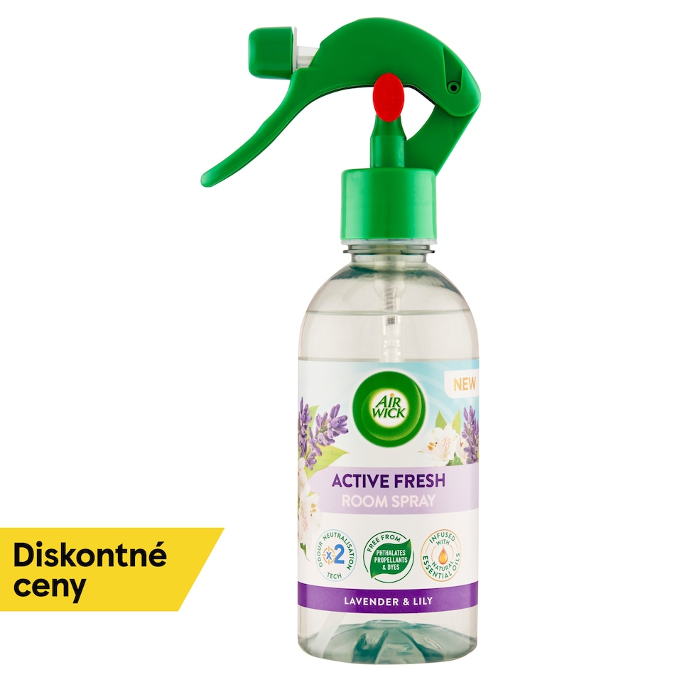 image 1 of Air Wick Active Fresh Room Spray Lavender & Lily 237 ml