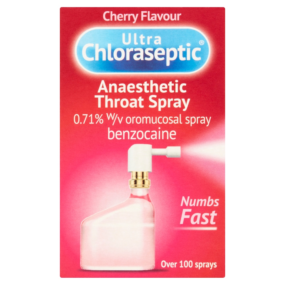 image 1 of Ultra Chloraseptic Anaesthetic Throat Spray - Cherry 15ml