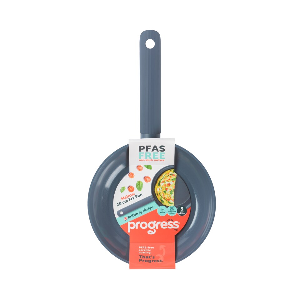 image 1 of Progress Mellow Blue Non-Stick 20cm Frypan