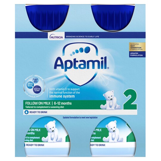 aptamil 2 ready to feed 1 litre