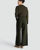 image 3 of The F&F Edit Super Wide Leg Trousers in Green