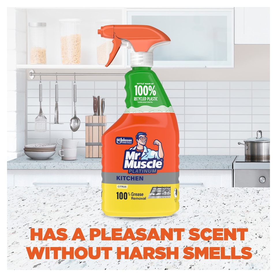 image 1 of Mr Muscle Platinum Kitchen Citrus 750Ml