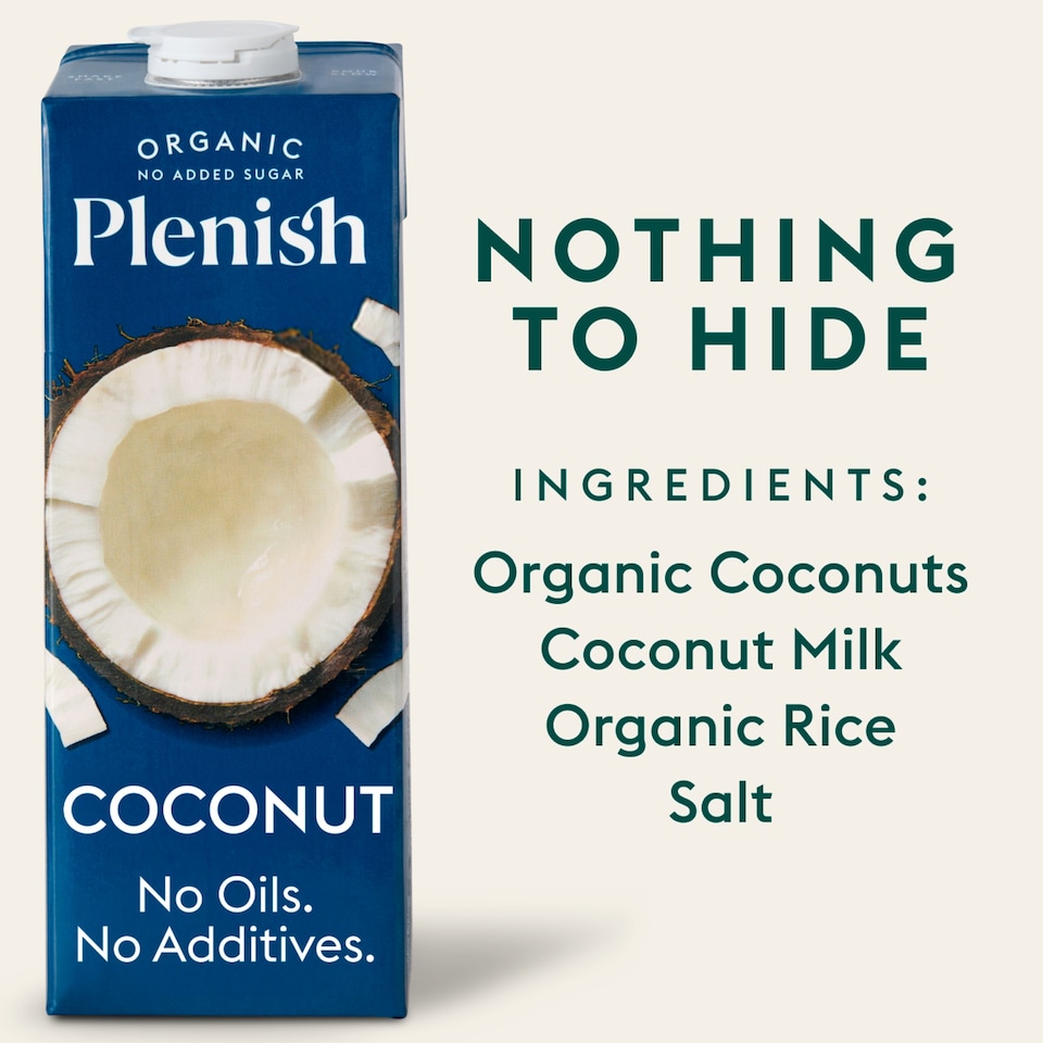 image 1 of Plenish Organic Coconut Chilled Longlife Dairy Free Drink 1L
