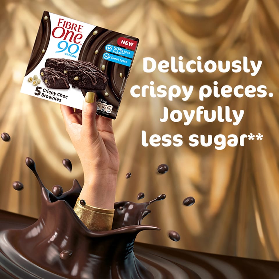 image 1 of Fibre One Snack Bars Crispy Chocolate Brownies 5X24g
