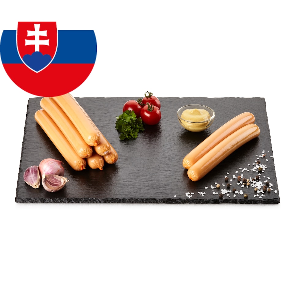 Bravčové párky 93% mäsa