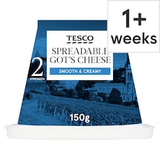 Tesco Spreadable Goats Cheese 150G