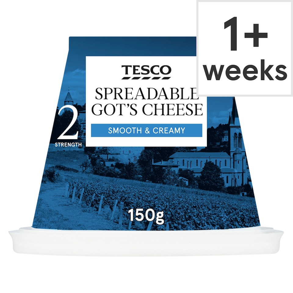 Tesco Spreadable Goats Cheese 150G