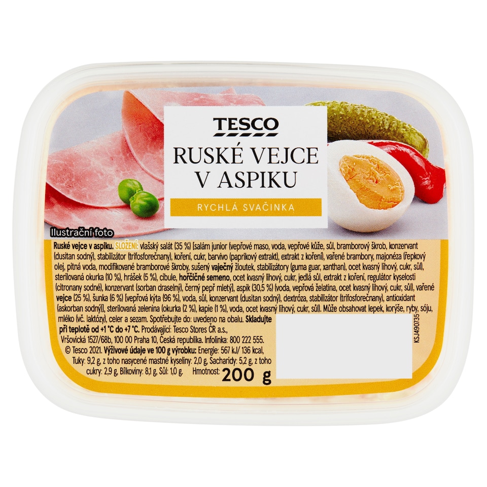 Tesco Russian Egg in Aspic 200g