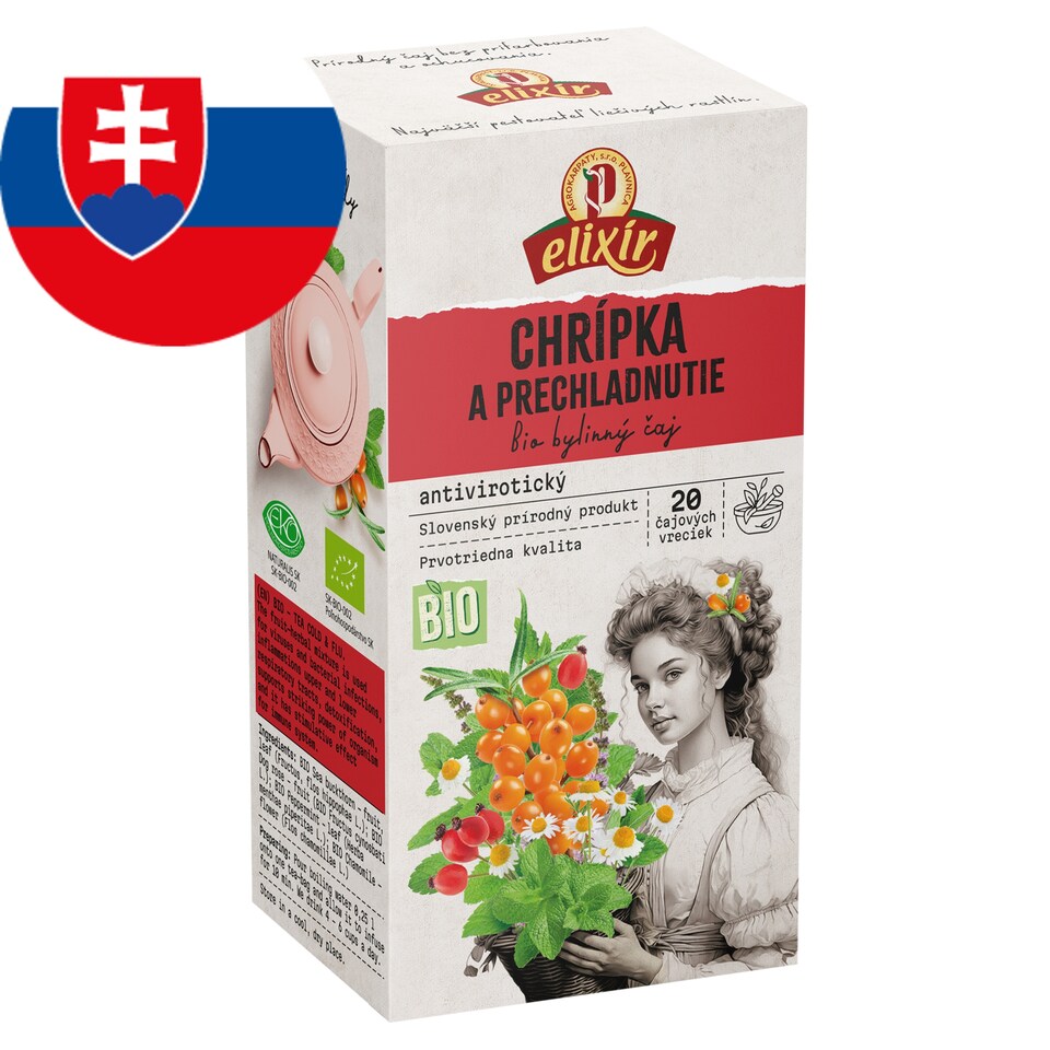 Elixír Organic Flu and Cold Fruit-Herbal Tea 20 x 2 g (40 g)
