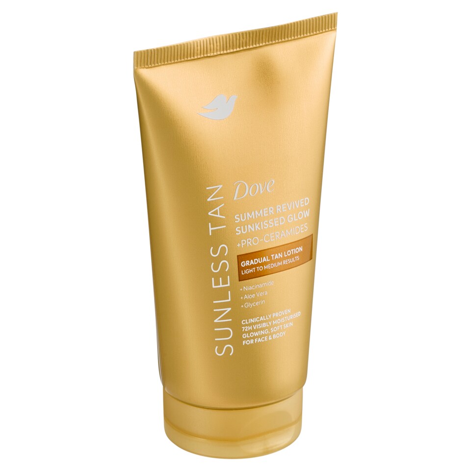 image 1 of Dove Summer Revived Gradual Tan Lotion Light to Medium 75 ml