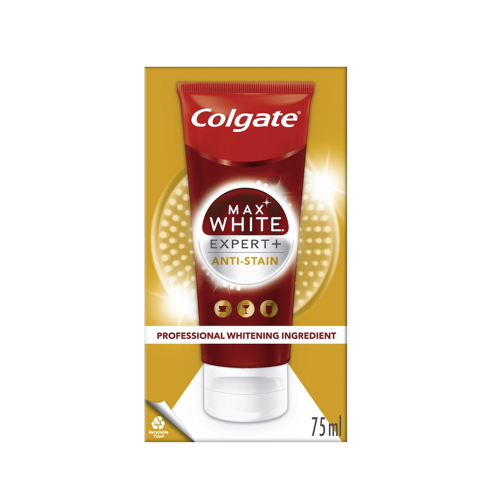 image 1 of Colgate Max White Anti-Stain Whitening Toothpaste 75Ml