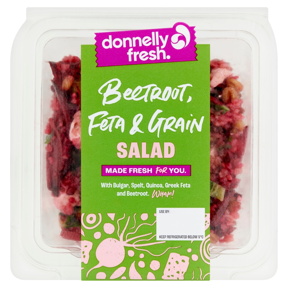 donnelly fresh Beetroot, Feta & Grain Salad 220g