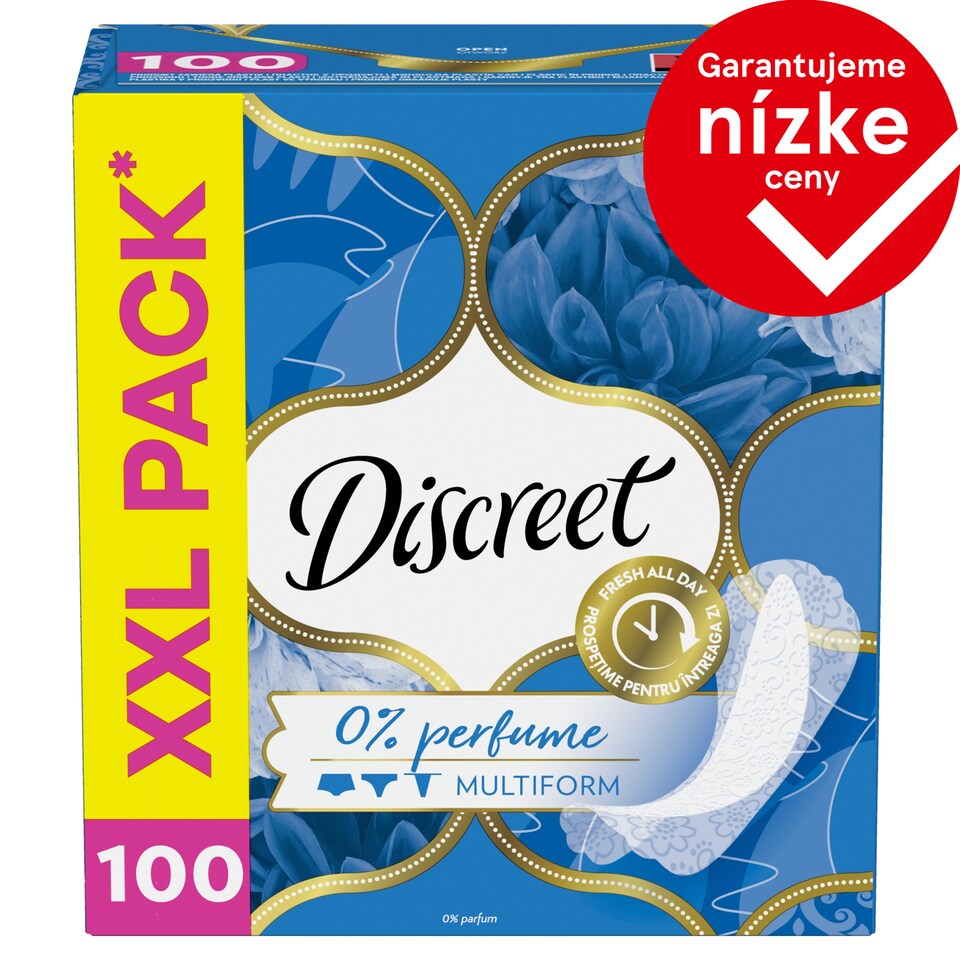 obrázok 1 z Intímky Discreet Priedušný materiál Multiform bez parfumácie x100