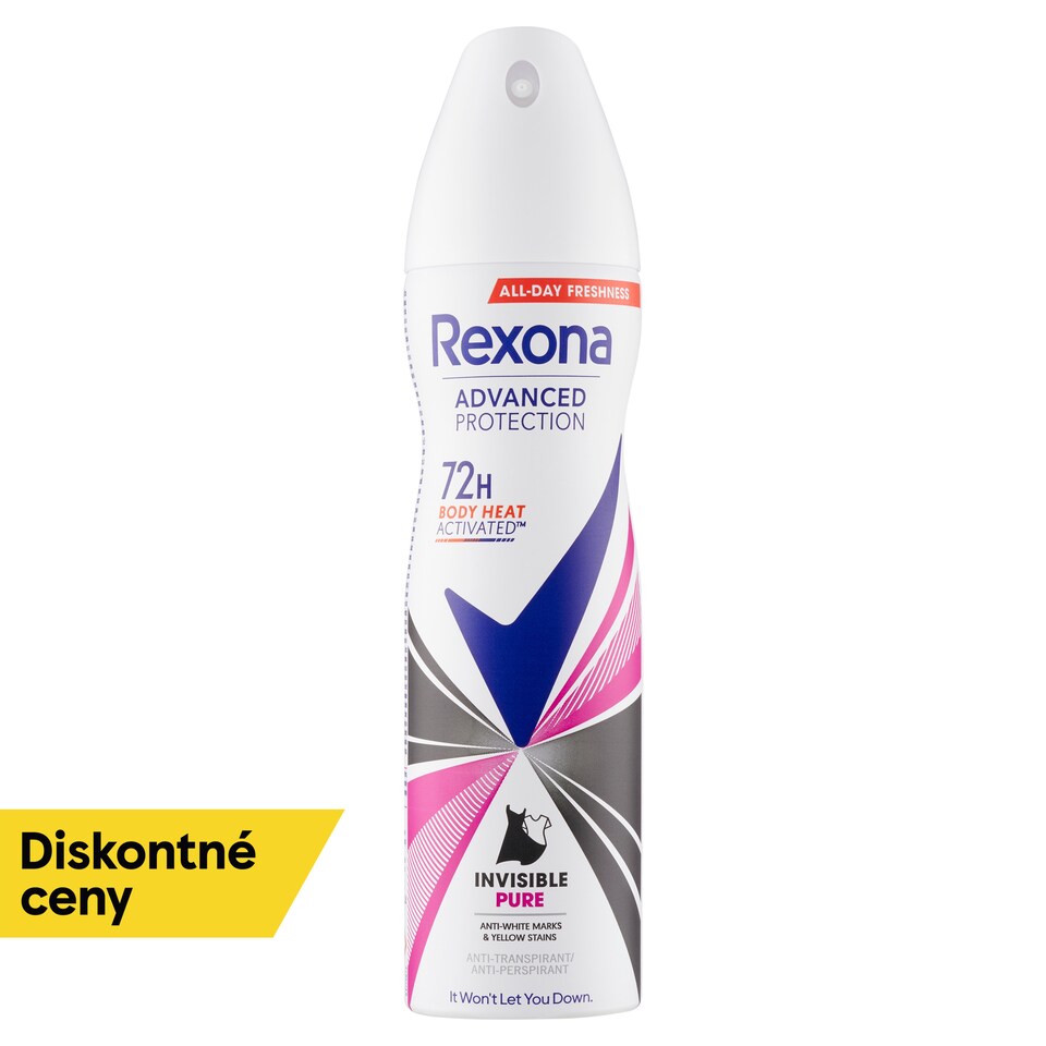 image 1 of Rexona Advanced Protection Invisible Pure Antiperspirant Spray 150 ml