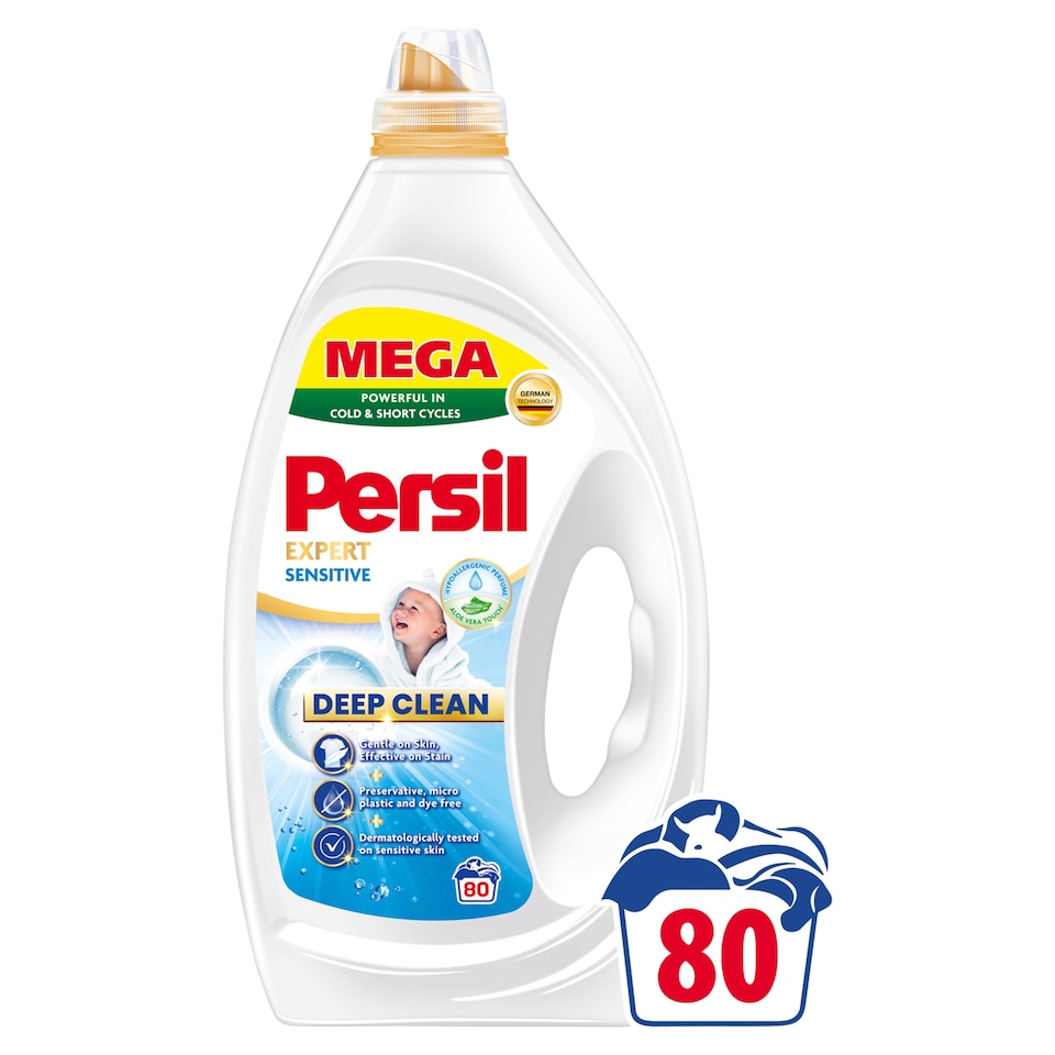 Persil Expert Sensitive Gel prací prostriedok 80 praní 3,6 l