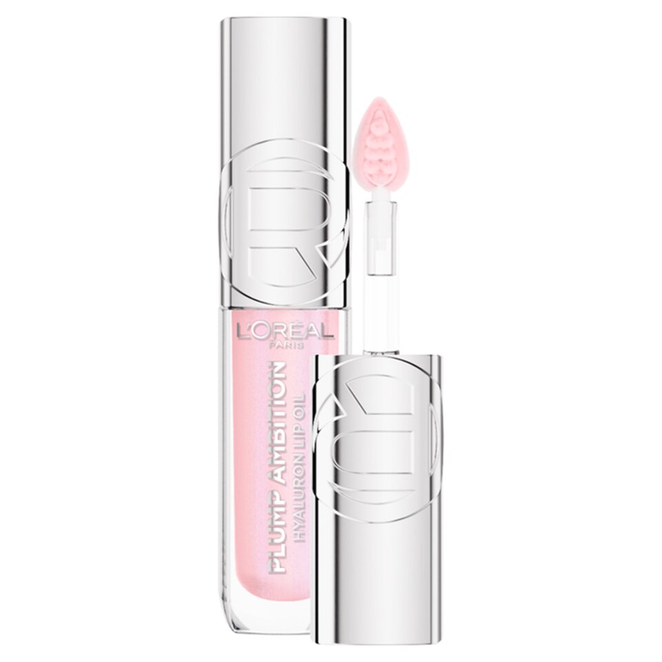 image 1 of L'Oréal Paris Plump Ambition Lip Oil, 101 Cristal Clear, 5ml