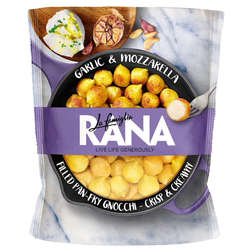 image 1 of La Famiglia Rana Garlic & Mozzarella Gnocchi 280g
