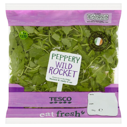 Tesco Wild Rocket 84G Tesco Groceries