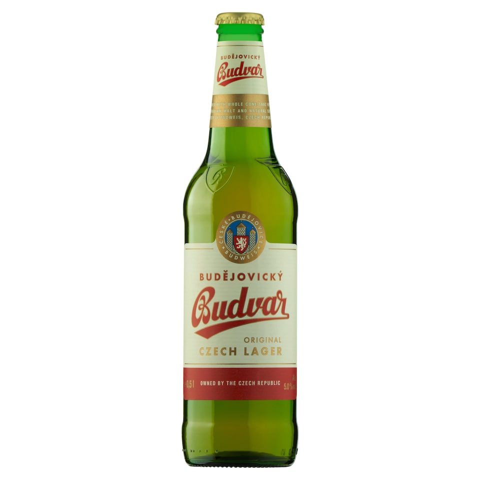 BUDEJOVICKY BUDVAR CZECH LAGER 0.5L