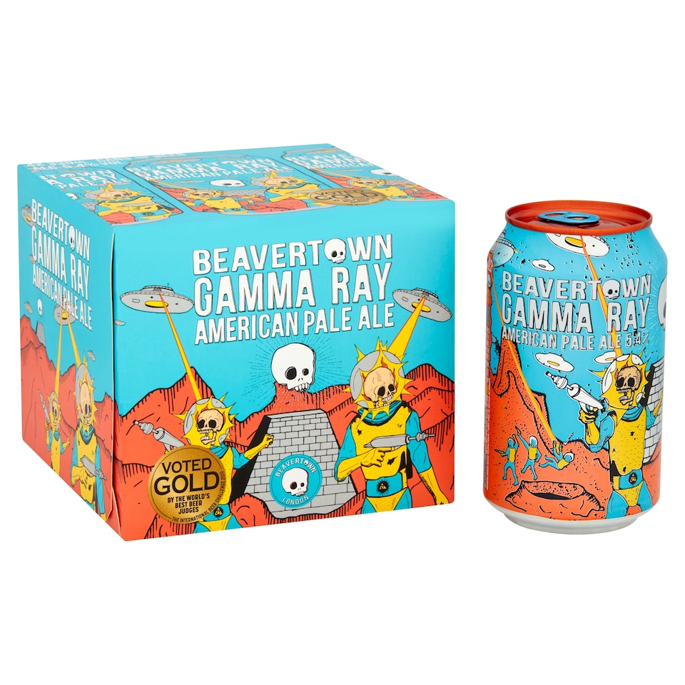 Beavertown Gamma Ray American Pale Ale 4X330ml
