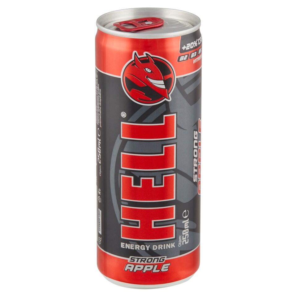 obrázok 1 z Hell Strong Apple energetický nápoj 250 ml