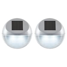 Tesco Solar Fence And Post Lights 2 Pack
