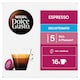 NESCAFÉ Dolce Gusto Espresso koffeinmentes őrölt pörkölt kávé kapszula 16 x 5,5 g (88 g)  1. kép