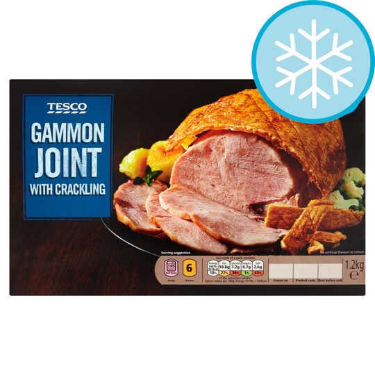 Tesco Gammon Joint With Crackling 1.2Kg Tesco Groceries