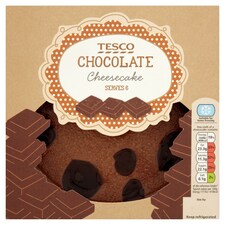 Tesco Chocolate Cheesecake With Chocolate Sauce 540G