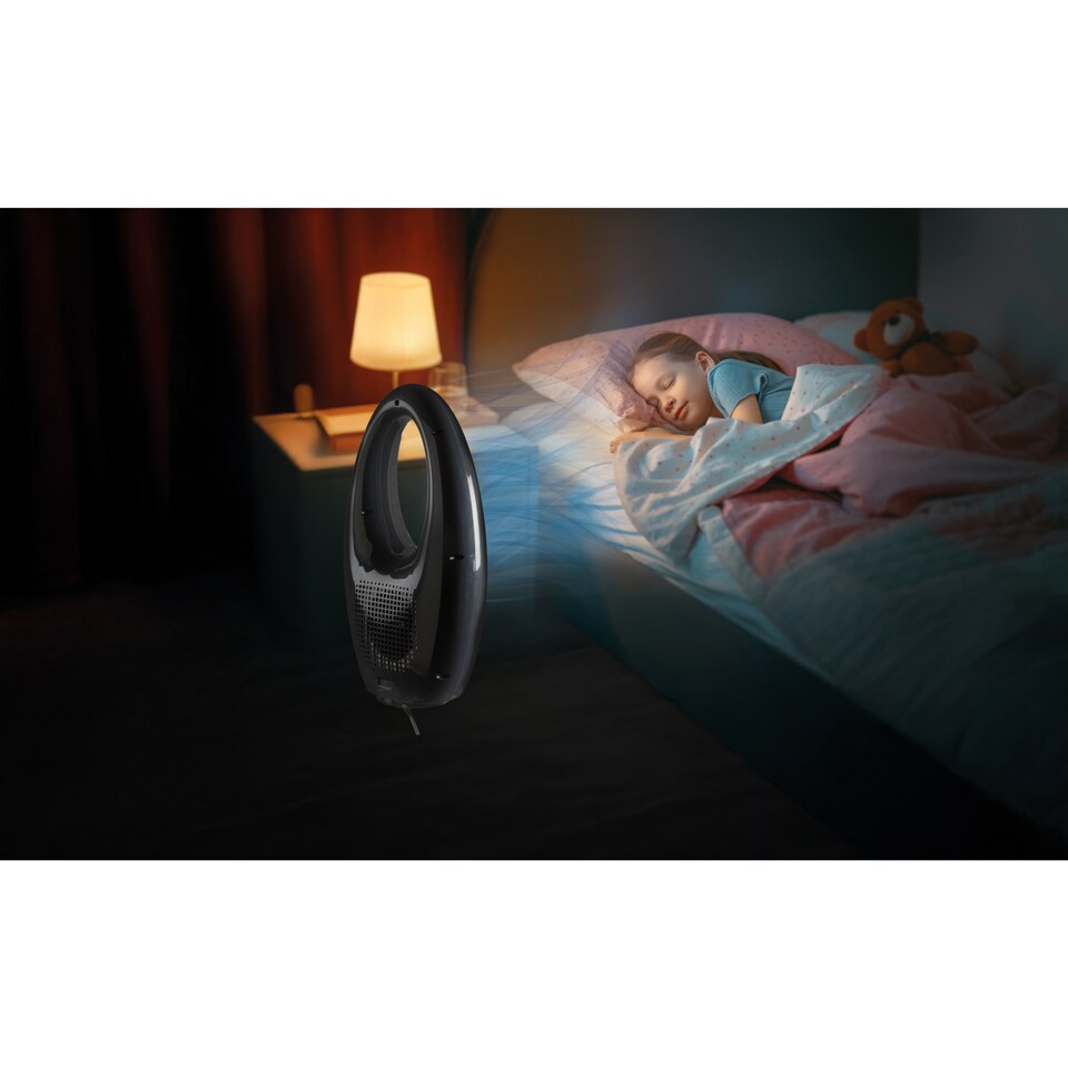 image 1 of Beldray Grey Compact Bladeless Fan