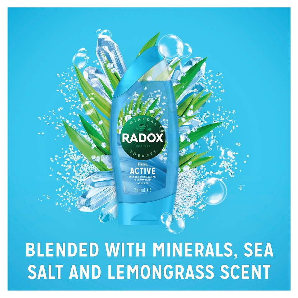 image 1 of Radox Feel Active Shower Gel 250Ml