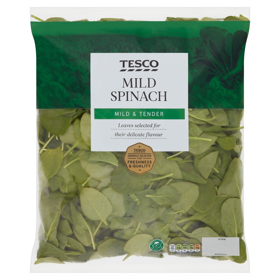 image 1 of Tesco Spinach 350G
