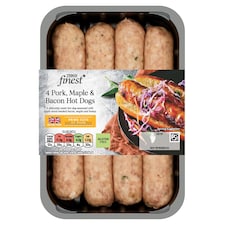 Tesco Finest 4 Pork Cheese & Jalapeno Hot Dogs 400G