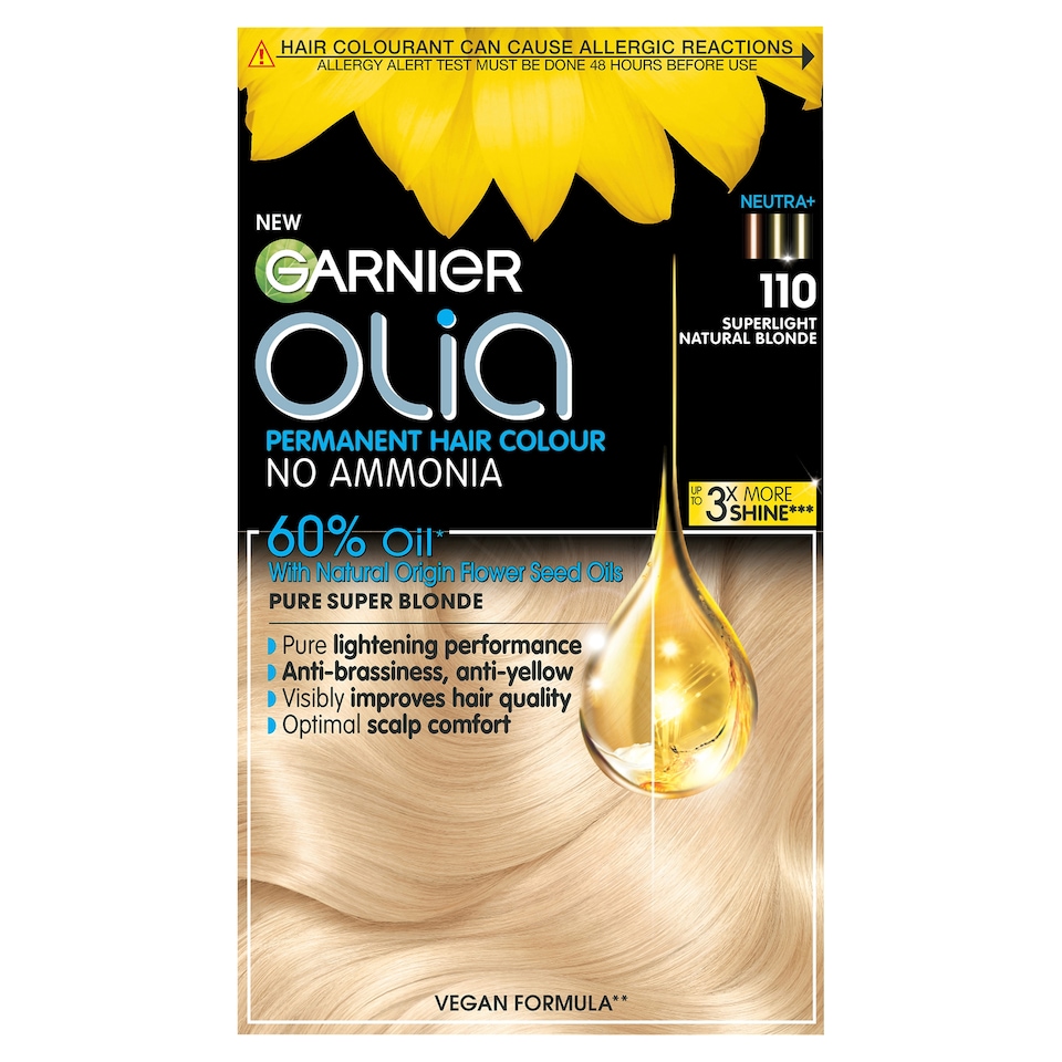 image 1 of Garnier Olia 110 Super Light Natural Blonde Permanent Hair Dye