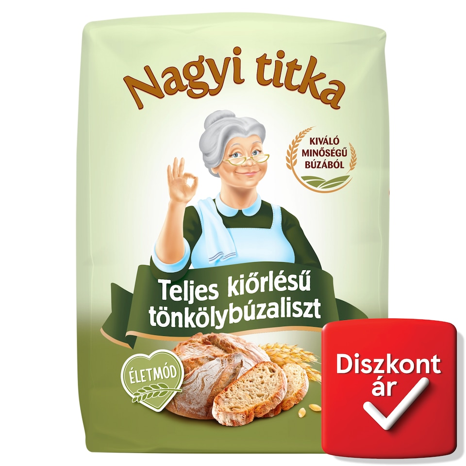 Nagyi titka teljes kiőrlésű tönkölybúzaliszt TBL200 1 kg