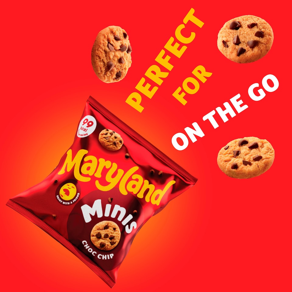 image 1 of Maryland Minis Cookies - Choc Chip 6 Mini Bags 118.8g