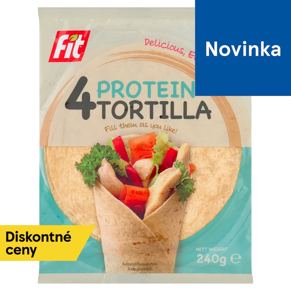 image 1 of Fit Protein Tortilla 4 pcs 240 g