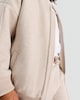 image 2 of F&F x Samantha Faiers Cotton Blend Zip Through Bomber Jacket in Cream
