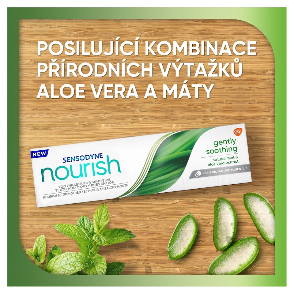 image 1 of Sensodyne Nourish Gently Soothing Toothpaste with Fluoride 75ml
