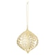 image 1 of Tesco Metal Gold Hanging Christmas Decoration
