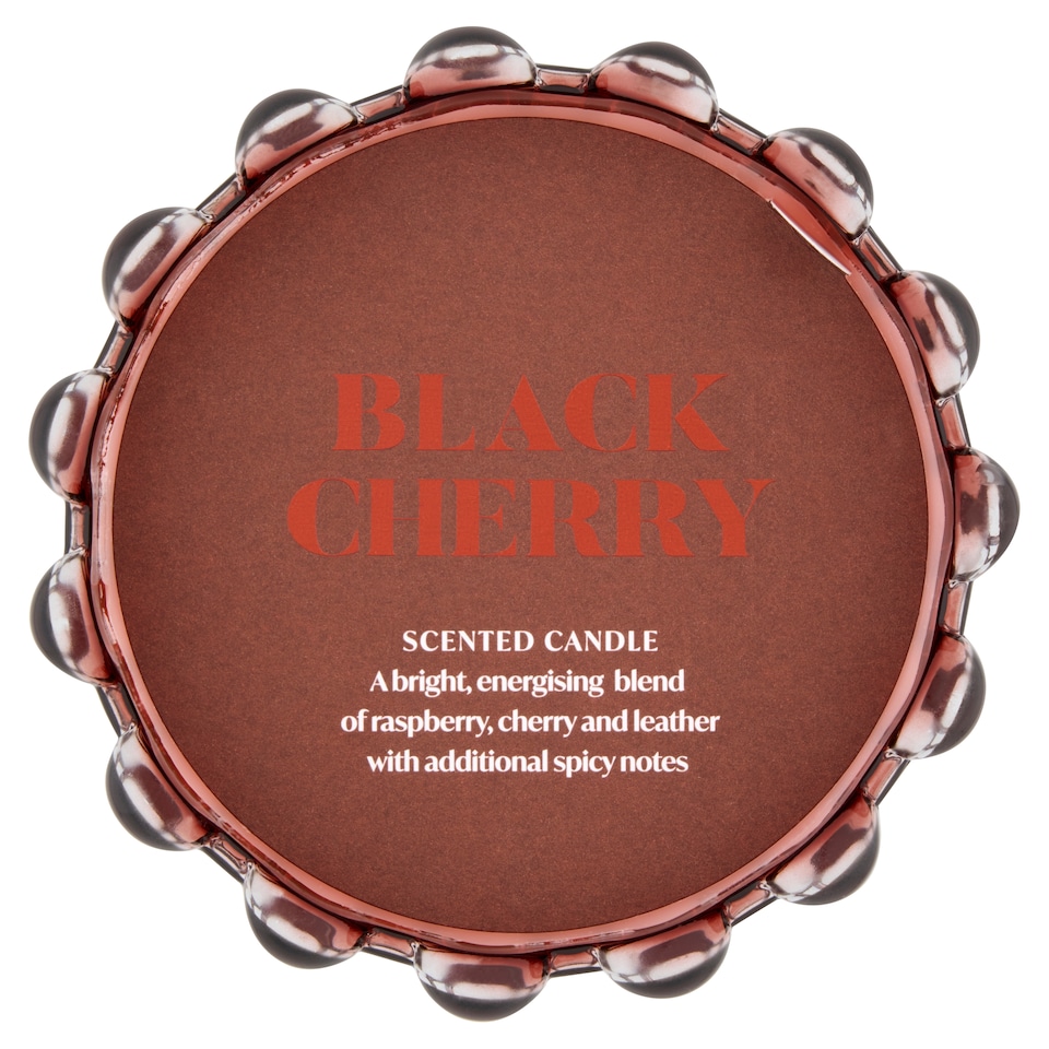 image 1 of F&F Home Dramatique Black Cherry Large Candle 380g