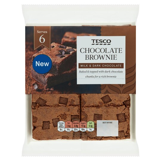 Tesco Chocolate Brownie 240G Tesco Groceries