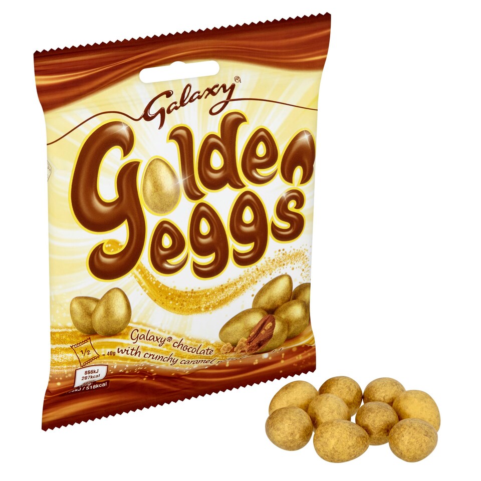 image 1 of Galaxy Golden Milk Chocolate Mini Eggs 80G
