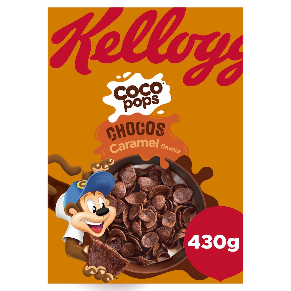 image 1 of Kellogg's Coco Pops Chocos Caramel 430g