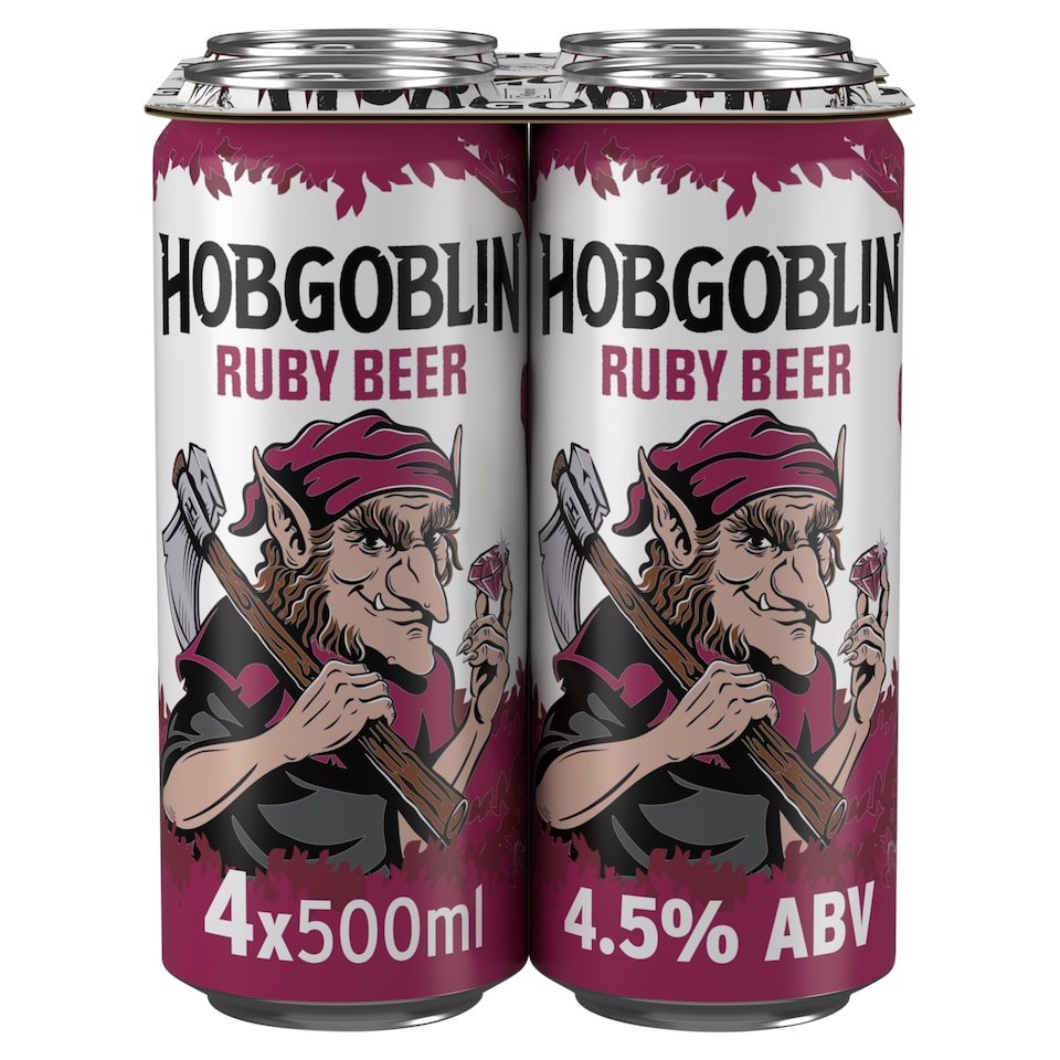 image 1 of Hobgoblin Ruby Ale Beer Can 4x500ml