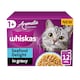 image 1 of WHISKAS 1+ Aromatic Seafood Delight Selection Wet Cat Food Pouches 12x85g